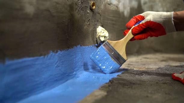 Commercial Waterproofing project at a Watertown, WI business property by SJ Waterproofing Pros